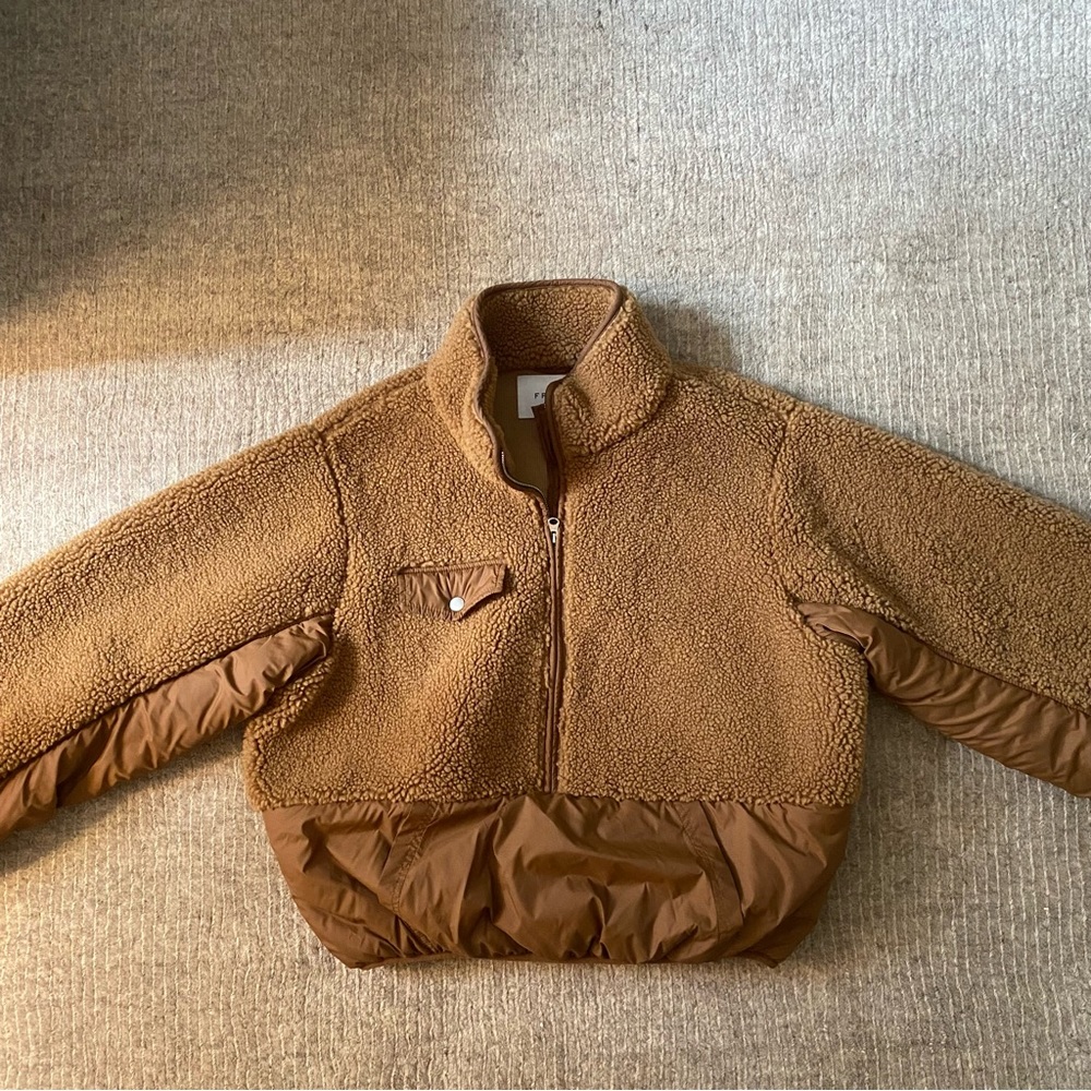 Frame fleece half zip pullover